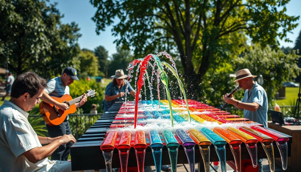 hydraulophone music